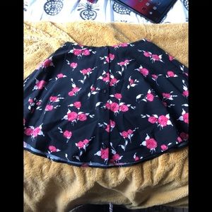 Cute floral nasty gal skirt